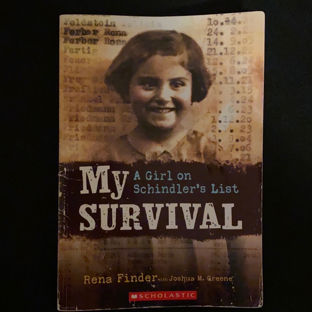 Reading books MY SURVIVAL A Girl on Schindler’s List FINDER GUIDED,TheFear Zone